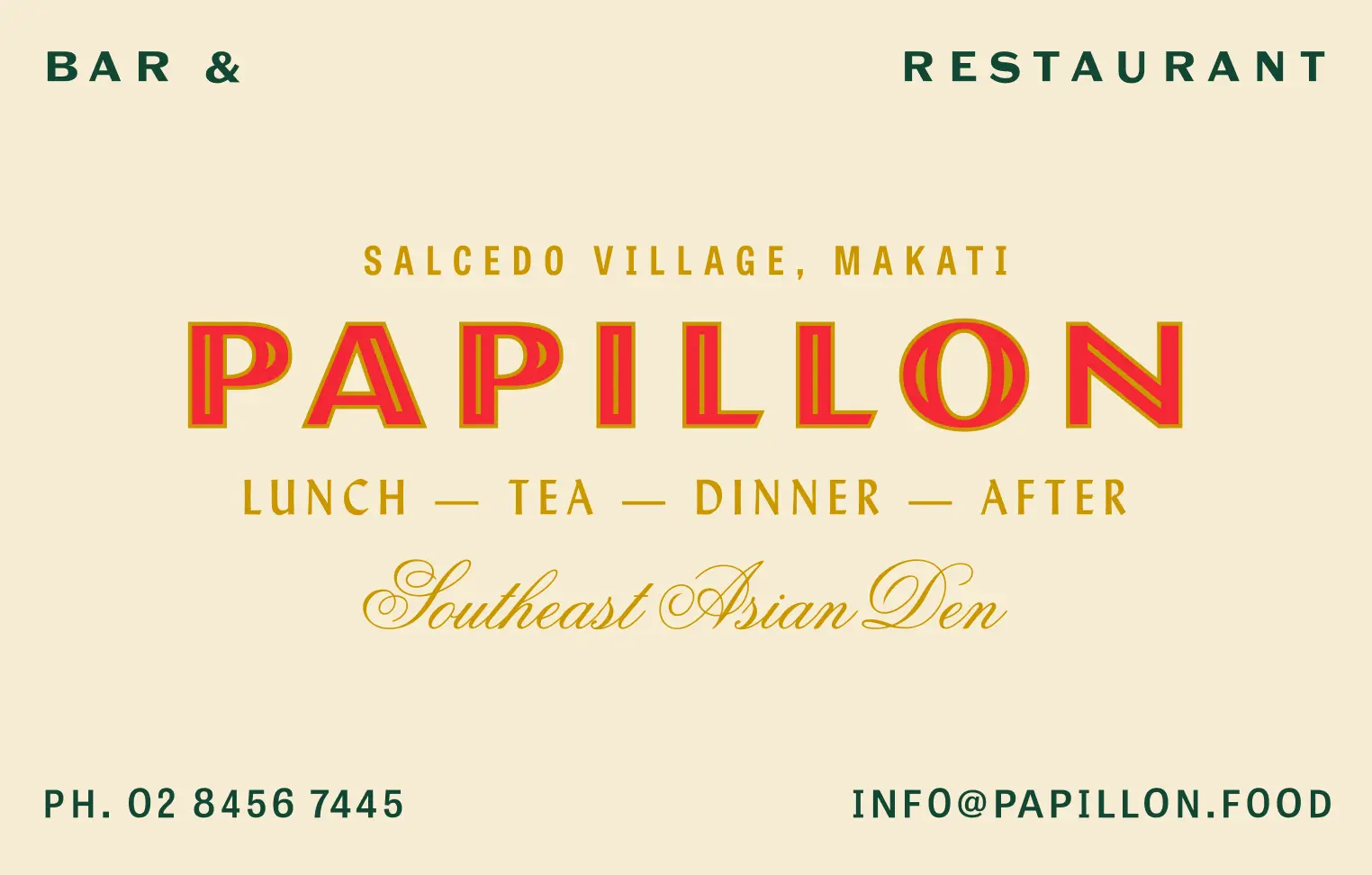 Papillon Card